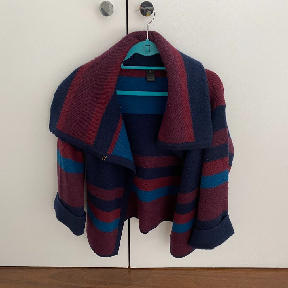 Marc by Marc Jacobs Striped Wool Sweater / Coat Small